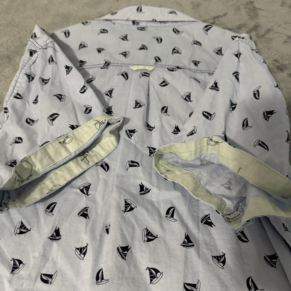 Sovereign Code Sailboat Button Down‎ Flamingo Fli… - image 7